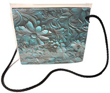 EMBOSSED LEATHER LOOKALIKE #8 - Fun, Attractive, Unique Handbag  picture