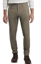 Kirkland Signature Stretch Tech Pant, Men’s 32x34 Tan Brown Khaki, NEW picture
