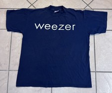 Vintage Weezer Rock Music T-Shirt XL Original 90s Blue Album All Sport picture