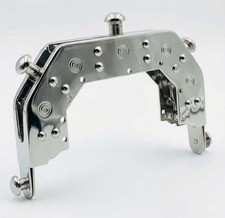 Traditional Scottish Kilt Sporran Chrome Cantle Open Lock Replacement Hardware  picture