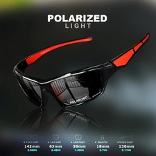 New 2026 Polarized Vertex Men AntiGlare Fishing Cycling Driving Sport Sunglasses picture