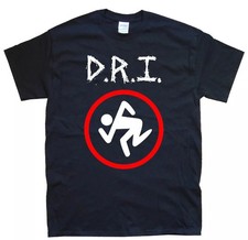 D.R.I. Shirt Hardcore Thrash Punk Band Graphic Tee Classic Vintage Reprint picture