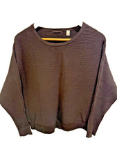 T Tahari Ribbed Dolman Sleeve Sweater – Medium picture