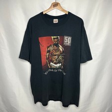 Vintage Y2K 50 Cent G Unit Get Rich or Die Tryin' Hip Hop Rap Tour Merch Tee XXL picture