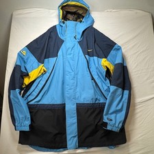 Vtg Nike ACG Jacket Storm FIT Outer Layer 3 Y2K Parka Blue Navy Yellow Size XXLT picture