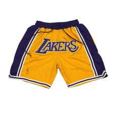 Just Don x Mitchell & Ness Men's M Lakers 1996-97 Gold Mesh Shorts EUC picture