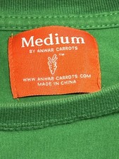 Carrots by Anwar Carrots Graphic Tee Shirt Green Men's M Short Sleeve picture