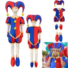 The Amazing Digital Circus Pomni Costume For Kids/Adult Cosplay Hat Glove Set picture