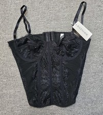 Raxnode Women's Lace Bustier Corset Top Size L Whismy Goth Goth picture