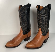 Vintage Tony Lama Bull Shoulder Cowboy Boots | USA Made | Men’s 9 D picture