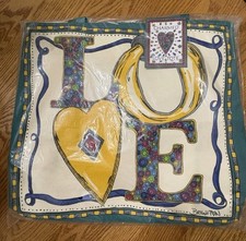 BRIGHTON Canvas Tote ‘Charmed Love’ MSRP $150 picture