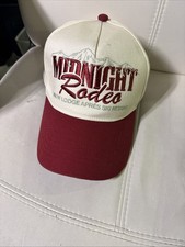 Vintage Midnight Rodeo Snow Lodge Après Ski Resort Trucker Hat Cap picture