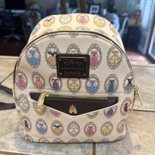 Disney Loungefly Princess Frame Mini Backpack Used picture