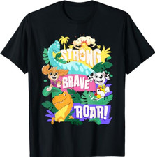 Paw Patrol: The Dino Movie Strong Brave Roar Dinosaurs T-Shirt picture