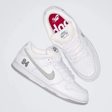 DS Supreme x Nike Dunk Low SB 'white' Men’s Size Retro Streetwear Shoes picture