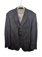 Vtg Monsieur Givenchy Men’s Wool Sport Coat Blazer Gray Houndstooth Classic Fit picture