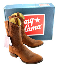 New TONY LAMA Amado Cognac Suede Men's 11.5 D Soft Toe Work Boots RETAIL $324 picture