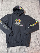 Overtime Men’s XL Gray Pullover Hoodie Graphic Print