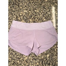 Lululemon Speed Up Low-Rise Lined Shorts 2.5 Lavender Purple Womens Size 6 picture
