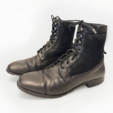 To Boot New York Mens Adam Derrick Black Leather Fleece Lined Boots Sz 9.5 7971 picture