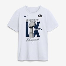 Nike Seattle Seahawks Super Bowl LX Champions Mens White Graphic T-Shirt XL New picture