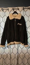 Vintage Phat Farm Genuine Leather Coat- Brown Suede. Never Worn picture