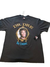 Vintage Dr Dre “The Chronic” Hip Hop Rap Artist Graphic T-Shirt Size L picture