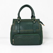 Genuine Leather Women's Crocodile Handbag Tote Shoulder Crossbody Satchel Bag picture