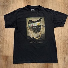 Odd Future OFWGKTA Cat Bandana Gold Chain T Shirt Black Size M Tyler The Creator picture