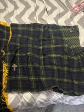 Vintage Scottish Men's Kilt - Modern Gordon with Matching Plaid picture