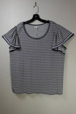 Max Studio, New short sleeve top, 2X, Polyester, Spandex picture