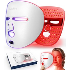LED Face Mask Facial Care Tool, Red Light Therapy Mask For Face For Home Travel picture