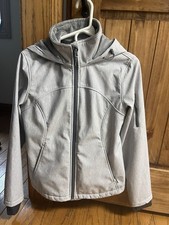 Free Country Women's Gray Hooded Full Zip Jacket with Pockets Size S picture