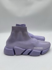 Women’s Balenciaga Speed 2.0 sock sneakers in lilac stretch-knit Size 9 picture