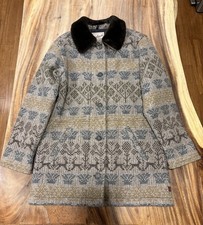 NWOT Woolrich Women’s Wool Blend Coat Aztec picture