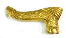 Solid Brass Designer Engraved Head Only Handdle Stylish Handmade New Decorative picture