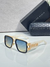 Philipp Plein SPP128M Square Trendy Sunglasses Daily Wear Glasses picture