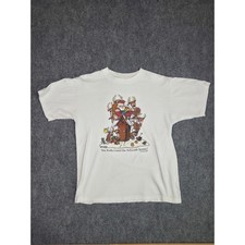 Vintage 1986 Super Shirts Schmidt House Santa Outhouse Tee Single Stitch USA M picture