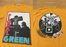 Vintage 2010’s Title Fight Floral Green Hardcore rare tshirt LI124 picture
