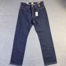 Levi's Premium 501 Original Jeans Men's 31x32 Blue Big E Straight Leg Denim NWT picture