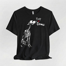 Dog Skeleton Halloween Costume T-Shirt Funny Pet Lover Spooky Graphic Tee picture