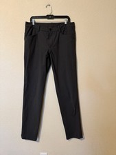 Men’s Lululemon Commission Pant Classic Qwick Chino 36” Deep Coal picture