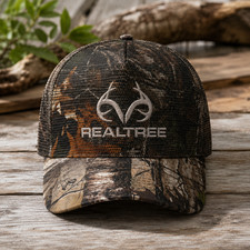 Realtree Camo Embroidered Trucker Cap Mesh Snapback Adjustable Hat picture