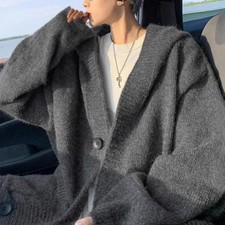 Korean Style Lazy Casual Loose Men's Knitwear Cardigan Sweater Autumn Winter New picture