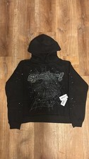 Authentic Sp5der Men's Hoodie Sweatshirt Black Size M Brand New Never Worn OG picture