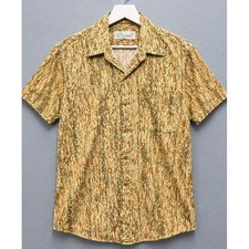True VTG 50s Brentwood Shirt L  Atomic Botanical Camp Collar Rockabilly Resort picture