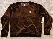 NWT DKNY Brown Velvety Sweater picture