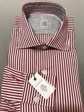 Eleventy platinum Italian Luxury beautiful shirt 15.75/40 NWT$475 Big Sale picture