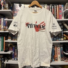 2004 Vintage Y2K PlayStation 2 Xbox Conflict Vietnam T Shirt L  Video Game Promo picture