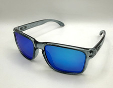 Oakley Holbrook OO9244 Grey Smoke Frame Polarized Sapphire Lens Sunglasses 56mm picture